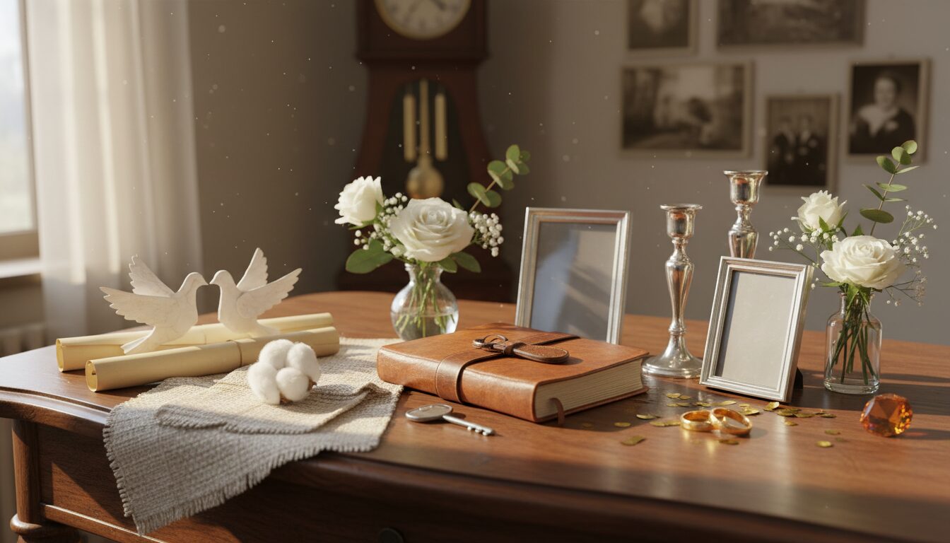 découvrez la signification et la symbolique unique de chaque anniversaire de mariage pour célébrer vos années d'amour avec émotion et tradition.