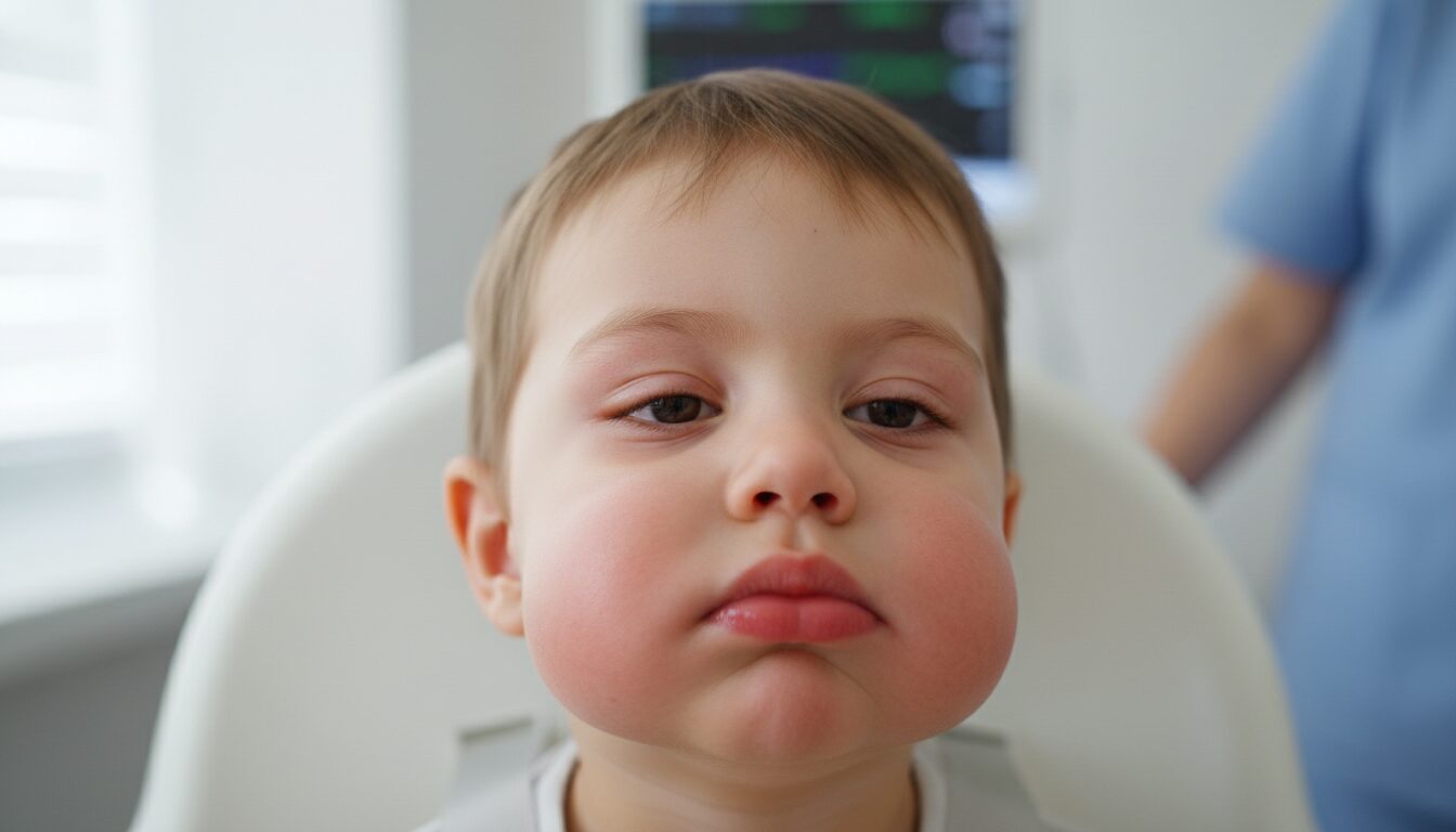 discover a comprehensive guide on Quincke's edema in children, including causes, symptoms, and essential actions to take for quick and effective response.