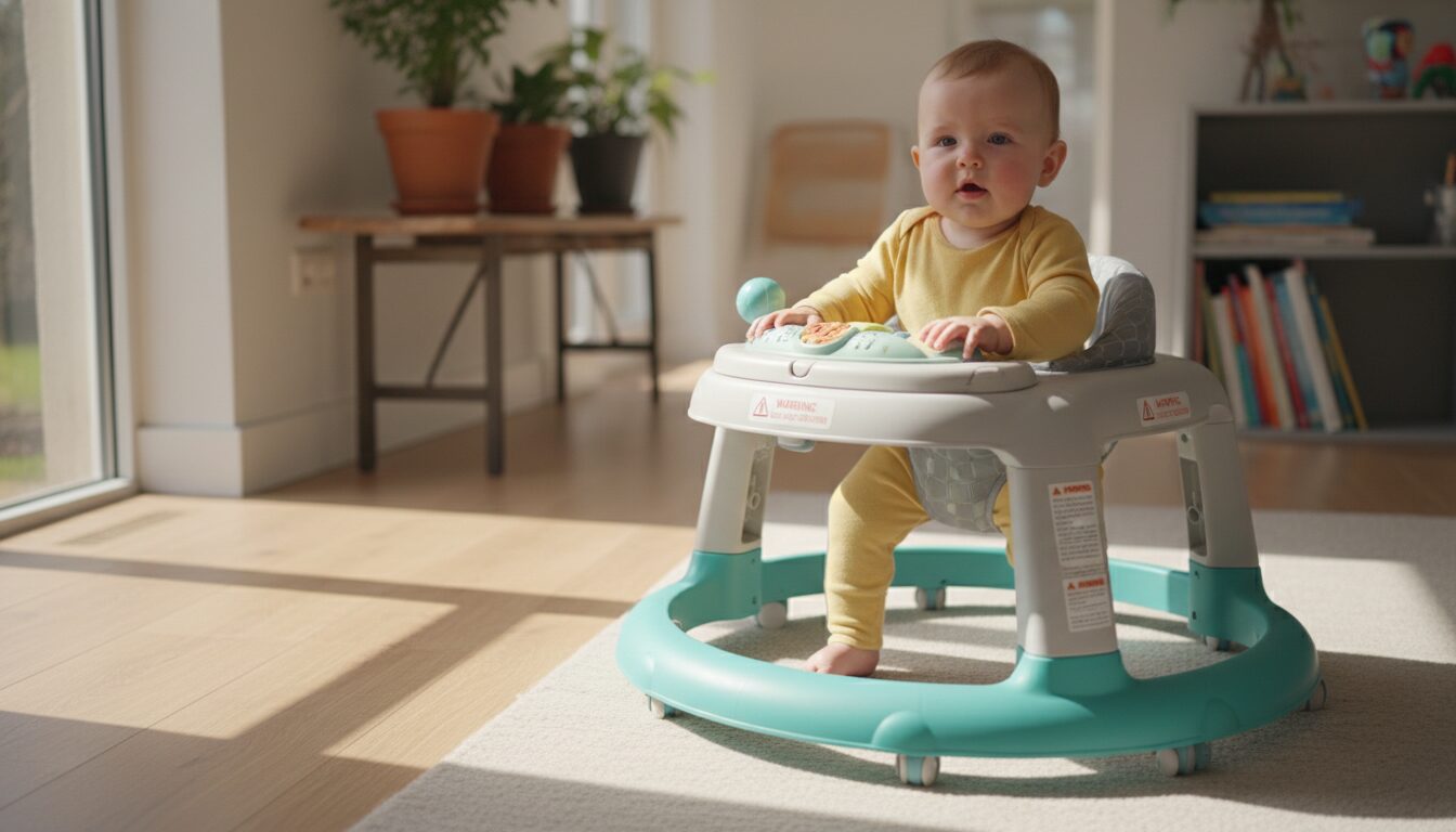 Trotteurs pour bébé ou Youpalas : notre analyse des risques et conseils pour un usage sécurisé