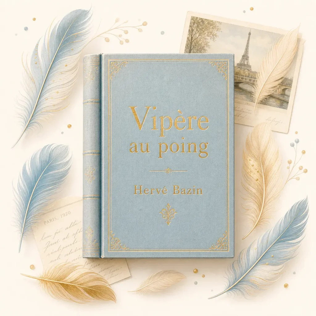 Vipère au poing roman Hervé Bazin — couverture livre classique français, littérature éducative, analyse roman parentalité bienveillante laviedebebe.com